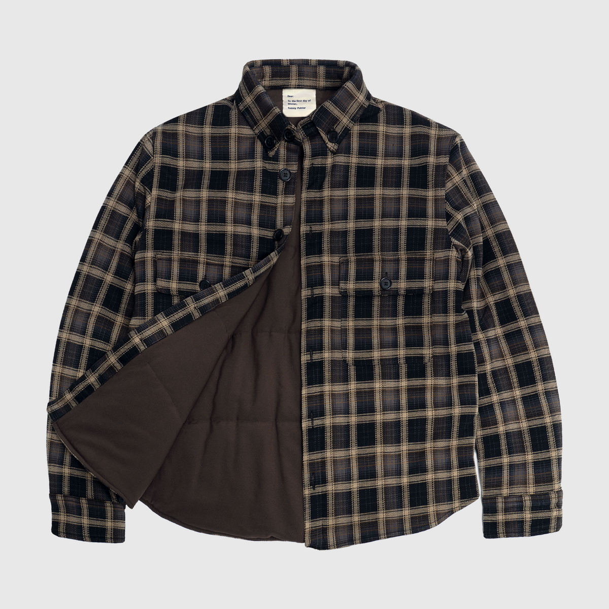 LIGHT PADDED FLANNEL JACKET