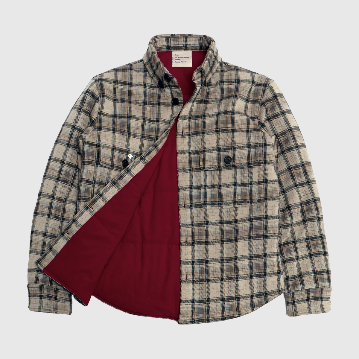 LIGHT PADDED FLANNEL JACKET – TOMMYPOINTER